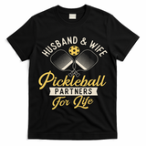 Husband & Wife Couple Pickleball Player Pickleballers T-Shirt