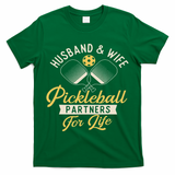 Husband & Wife Couple Pickleball Player Pickleballers T-Shirt