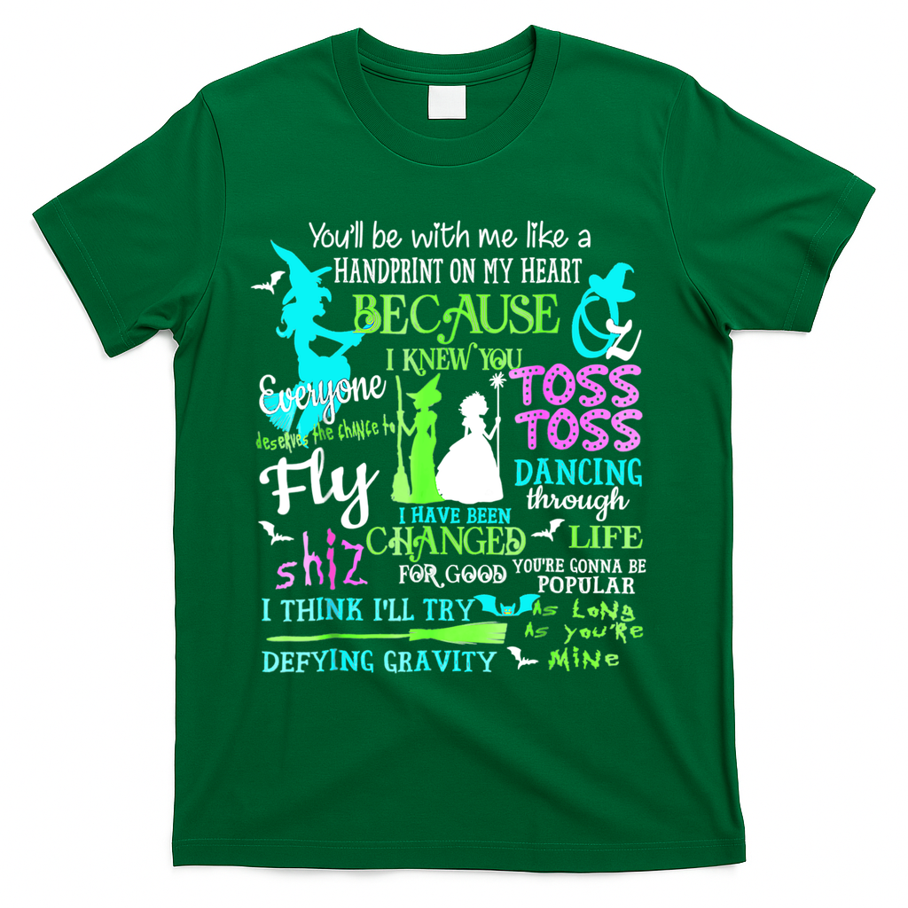 Halloween Wicked Musical T-Shirt - Green