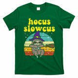 Halloween Witch Sloth Retro Animal Print Adorable and Magical T-Shirt - Irish Green
