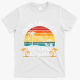 It's 5 O'Clock Everywhere I'm Retired Summer Retirement T-Shirt - White