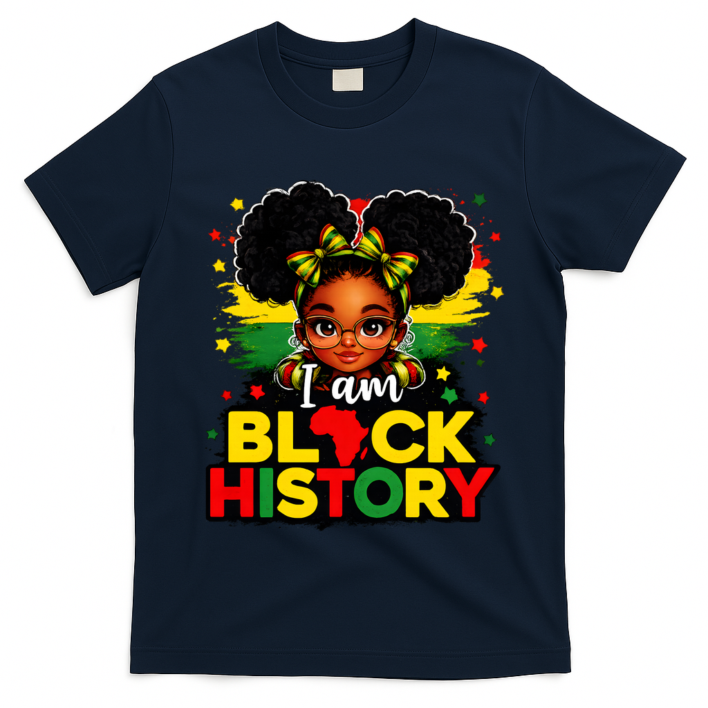 I Am Black History Coquette Pride African T-Shirt