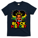 I Am Black History Coquette Pride African T-Shirt