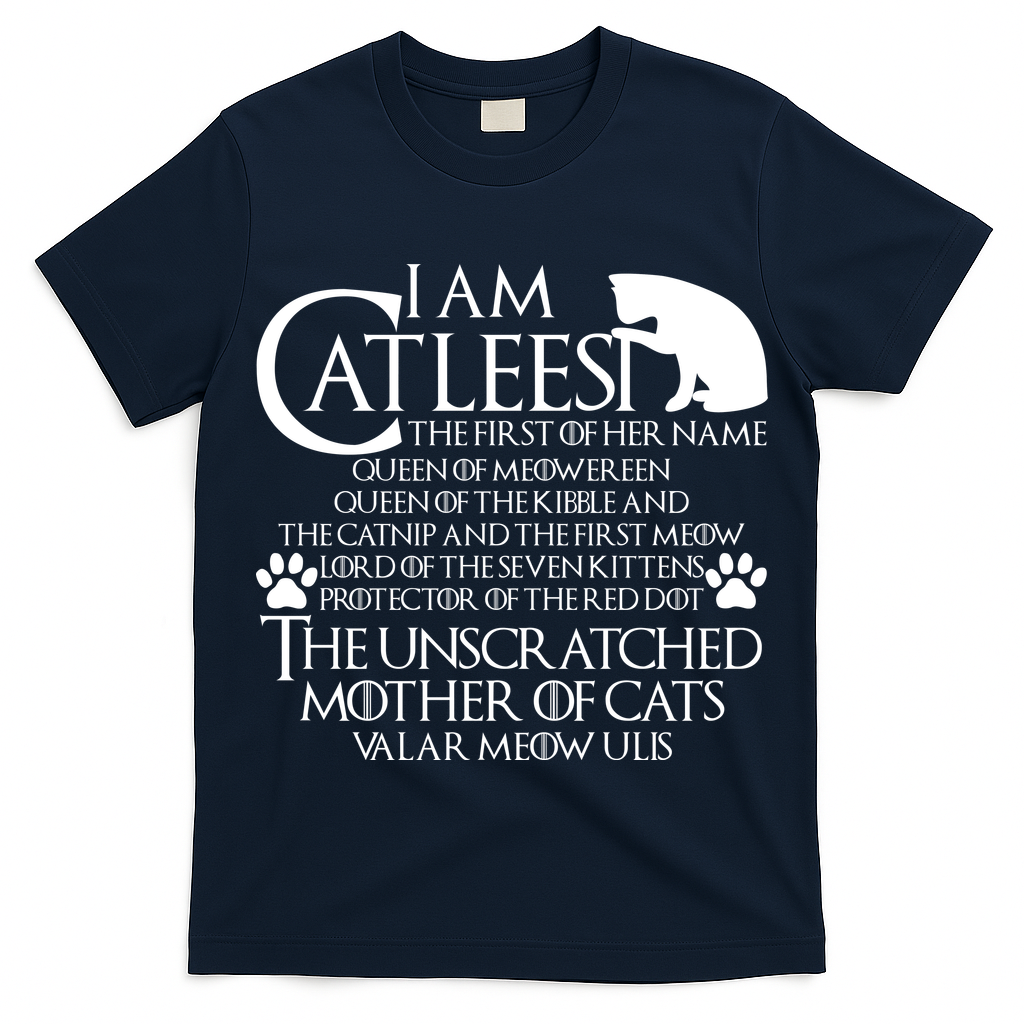 I Am The Catleesi Mother Of Cats T-Shirt