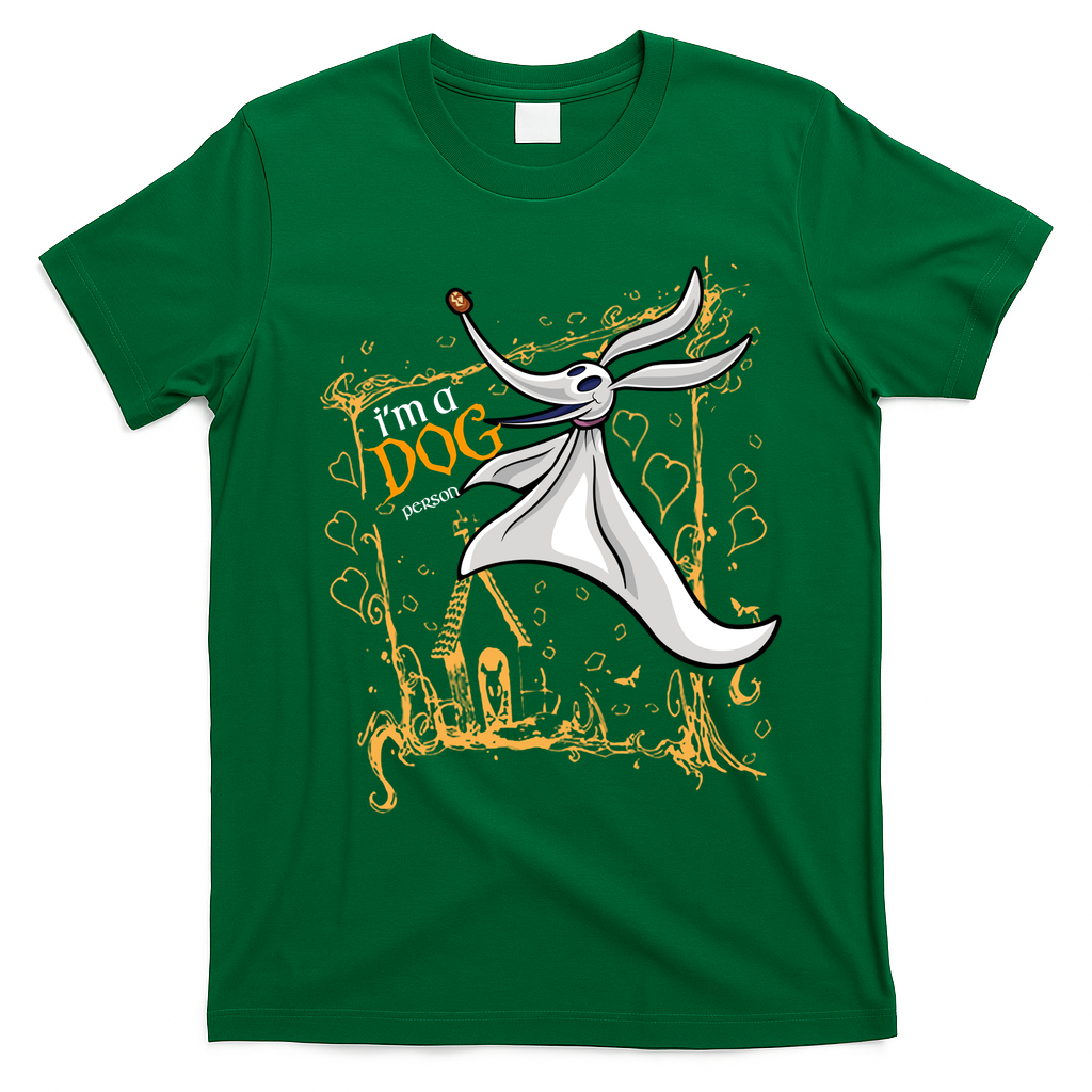 I’M A Dog Person Halloween Dog Zero Dog Nightmare T-Shirt - Irish Green