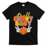 Its All Gravy Baby Pumpkin Fall Funny T-Shirt - Black
