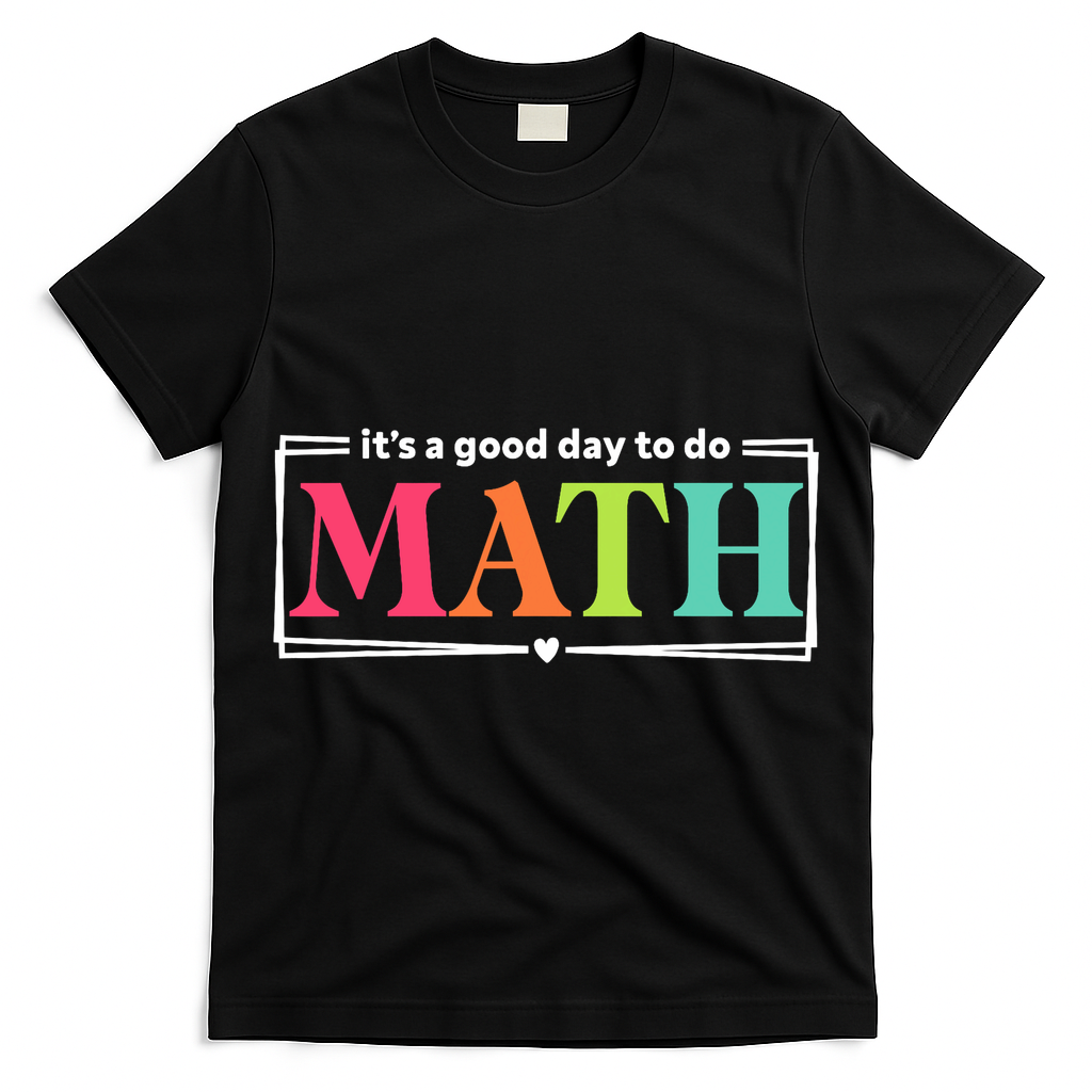It's A Good Day To Do Math Teacher Test Day Back To School  T-Shirt