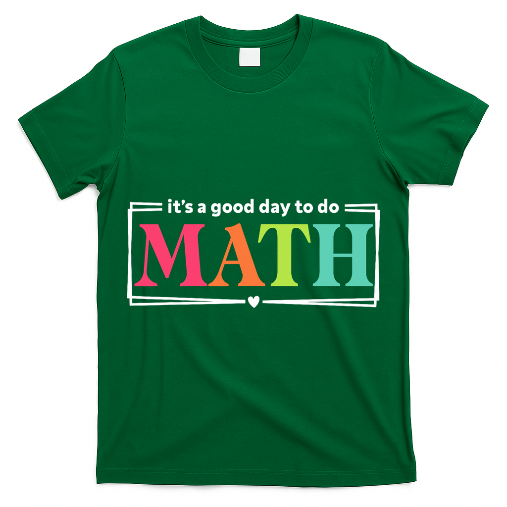 It's A Good Day To Do Math Teacher Test Day Back To School  T-Shirt