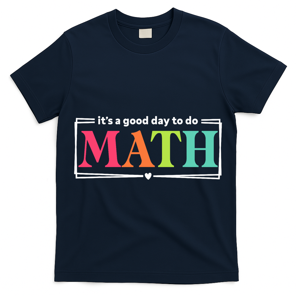It's A Good Day To Do Math Teacher Test Day Back To School  T-Shirt