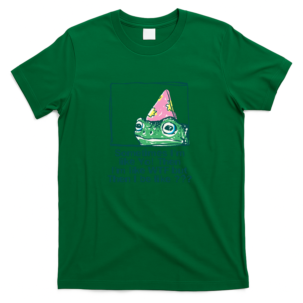 I be like frog - Green
