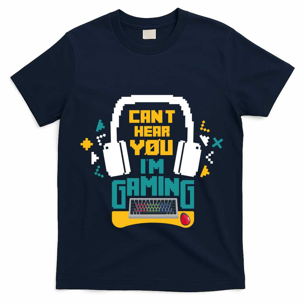 I CanT Hear You IM Gaming Pc Gamers Themed Gift T-Shirt