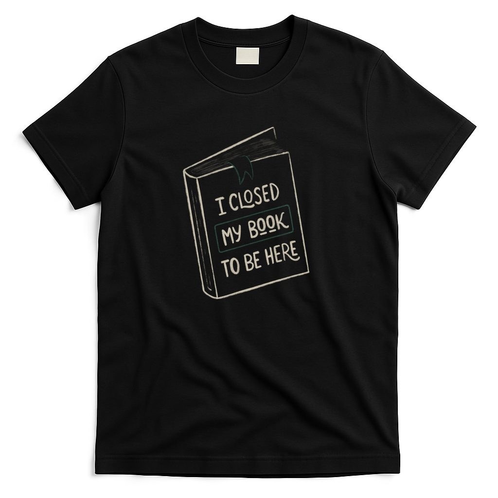 I Closed My Book To Be Here by Tobe Fonseca - Black