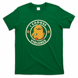 I Choose Violence Funny Duck Fork by Tobe Fonseca - Green