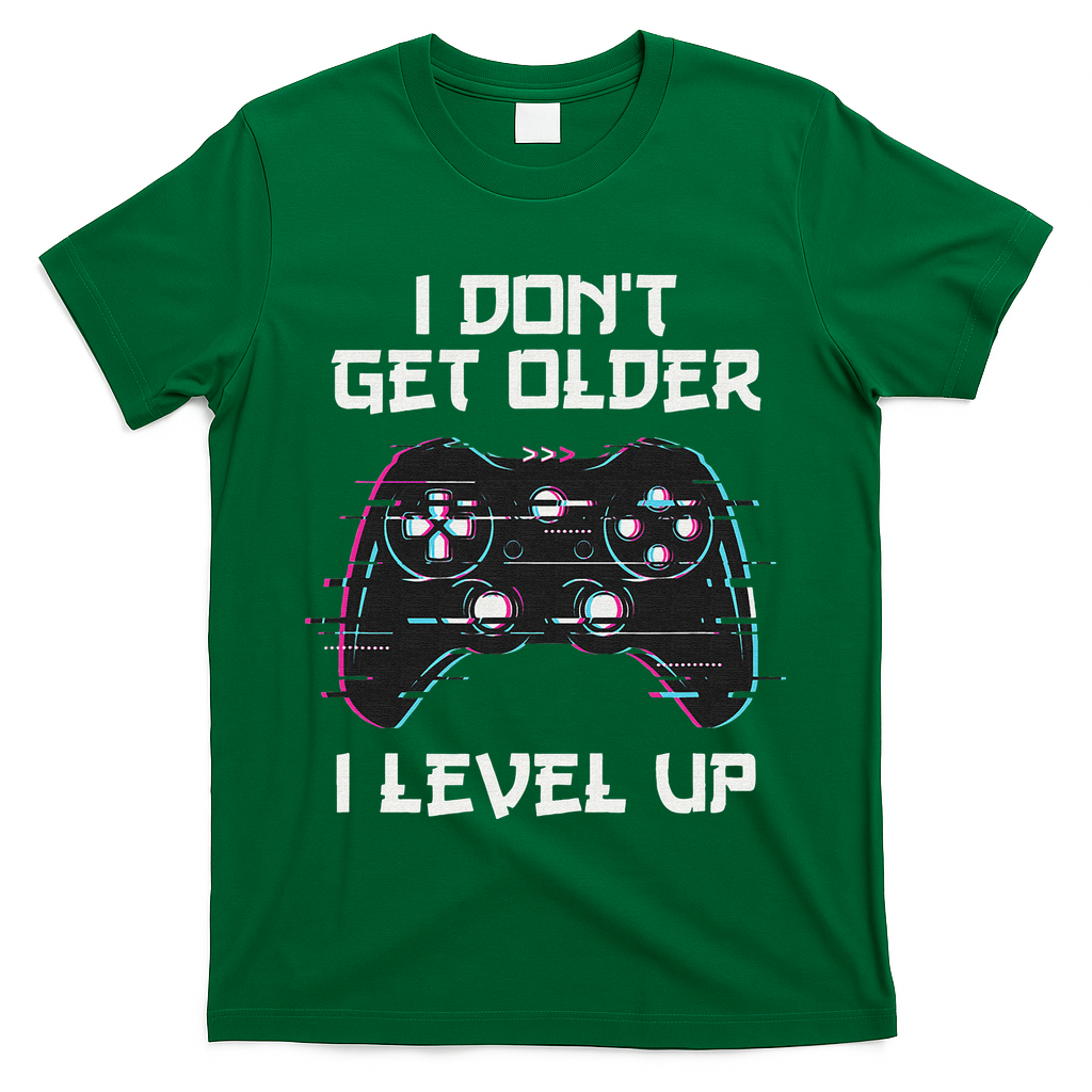 I Don't Get Older I Level Up Gamer Birthday T-Shirt