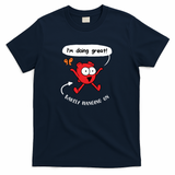 Im Doing Great Heart - Navy