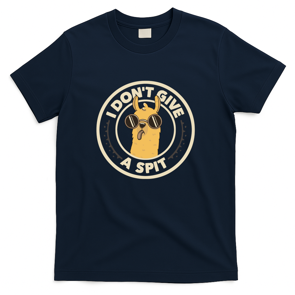 I Don't Give a Spit Brown by Tobe Fonseca - Navy