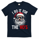 I Do It For The HoS Cute Xmas T-Shirt - Navy Blue