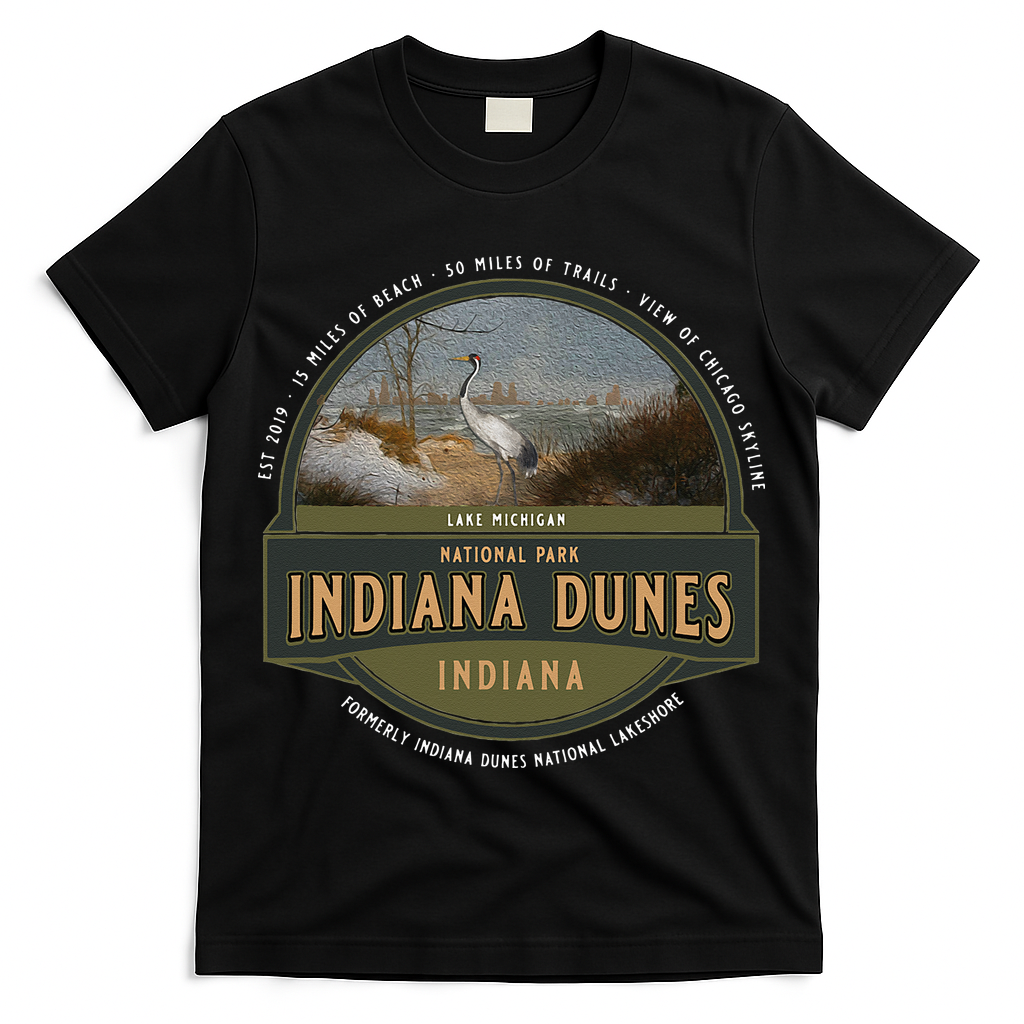 Indiana Dunes National Park Lake Michigan Beach Trails T-Shirt