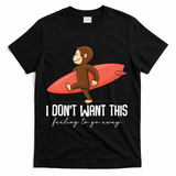 I Dont Want This Feeling To Go Away Surf Monkey T-Shirt - Black