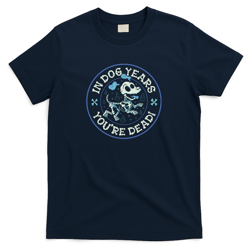 In Dog Years You're Dead by Tobe Fonseca - Navy