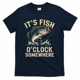 It's Fish O'Clock Somewhere T-Shirt - Navy