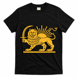 Iran Faded Style Flag Design T-Shirt