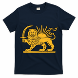 Iran Faded Style Flag Design T-Shirt