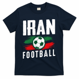 Iran Football Soccer Team Fan Flag T-Shirt - Navy