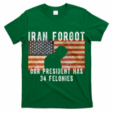 Iran Forgot Trump Has 34 Felonies T-Shirt