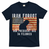 Iran Forgot Trump Has 34 Felonies T-Shirt