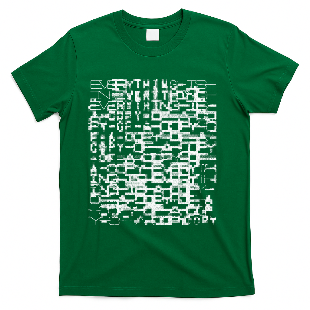 insomnia glitch core black and white - Green
