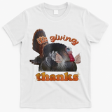 It’S Giving Thanks Turkey Thanksgiving T-Shirt - White