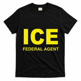 Ice Halloween Costume Federal Agent Police Immigration T-Shirt - Black