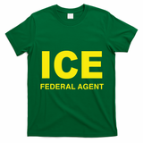 Ice Halloween Costume Federal Agent Police Immigration T-Shirt - Irish Green
