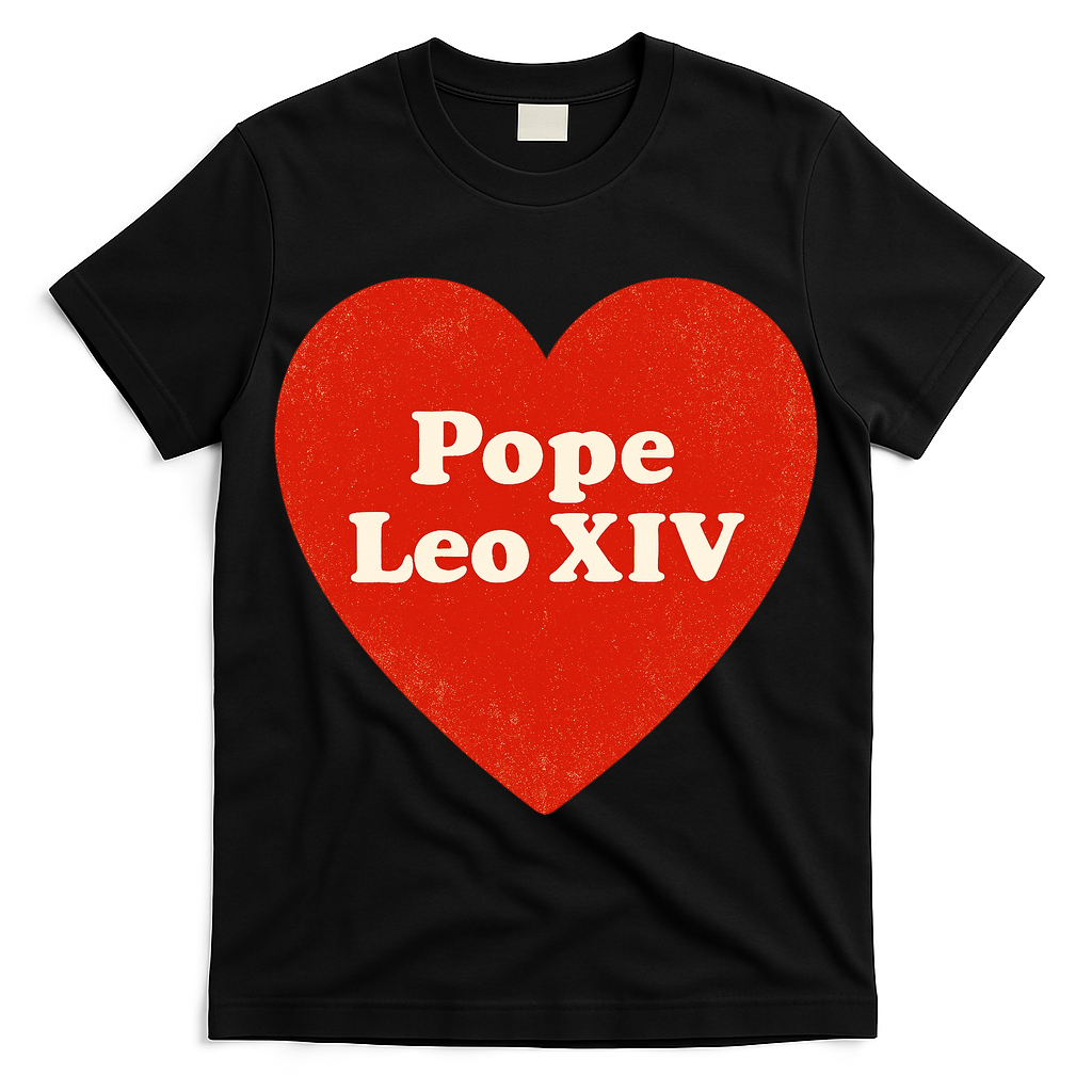 I Heart Love Pope Leo XIV T-Shirt