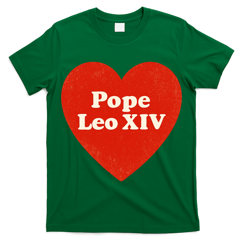 I Heart Love Pope Leo XIV T-Shirt