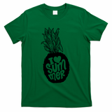 I Heart (Love) Summer Pineapple T-Shirt - Green