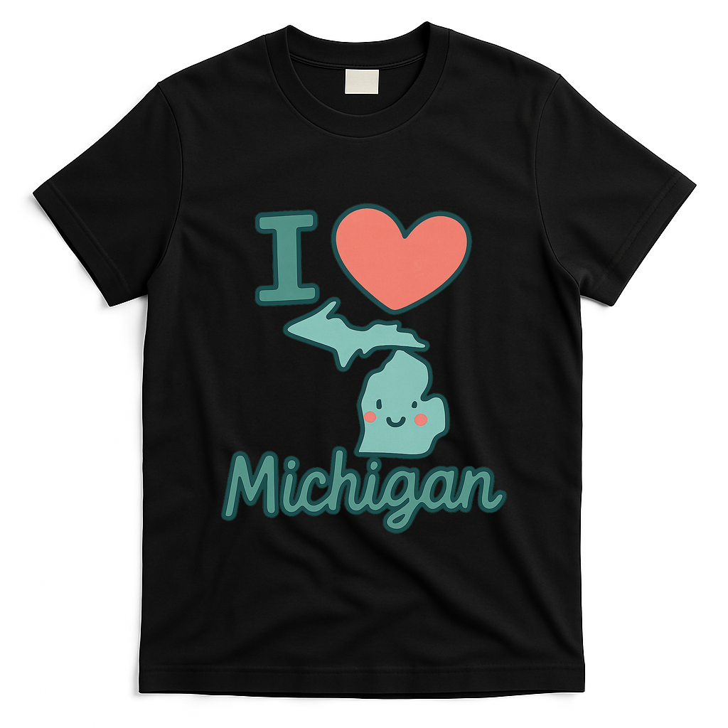 I Heart Michigan T-Shirt