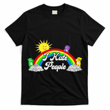 I Hate People Rainbow Printed Graphic T-Shirt