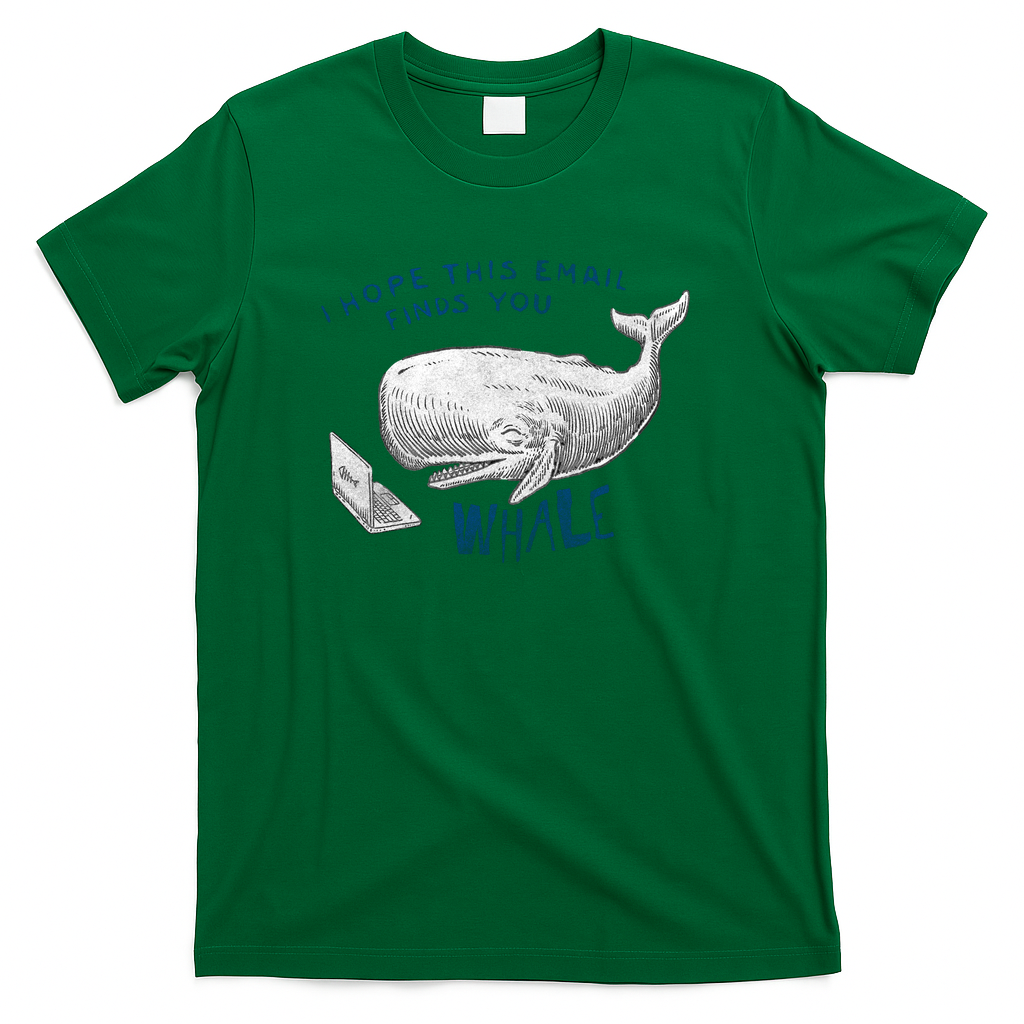 I hope this email finds you whale - Green