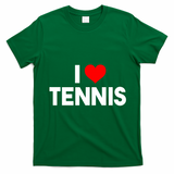 I Heart Tennis T-Shirt - Irish Green