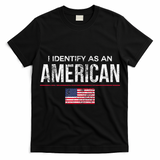 I Identify As An American No Identity Politics Usa T-Shirt