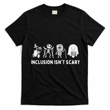 Inclusion Isnt Scary SLP Halloween Sped Teacher Inclusion T-Shirt - Black