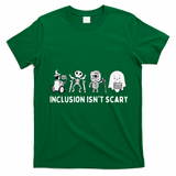 Inclusion Isnt Scary SLP Halloween Sped Teacher Inclusion T-Shirt - Irish Green