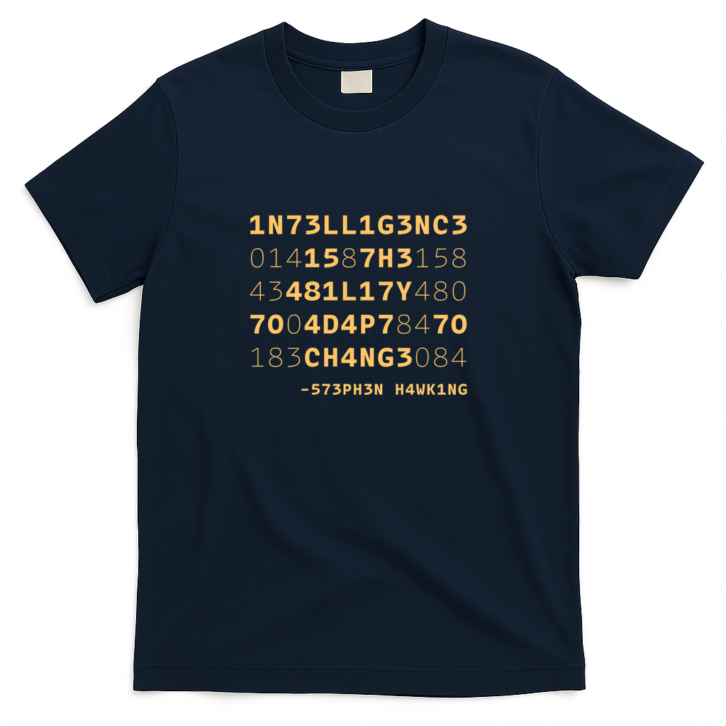 Intelligence is The Ability to Adapt to Change Funny - Navy