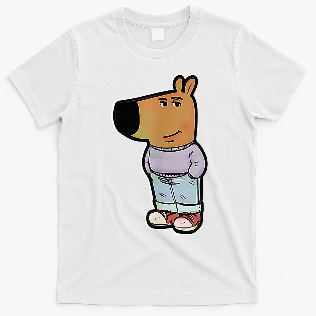 IM Just A Chill Guy Funny Meme Funny Chill Dog Meme T-Shirt - White