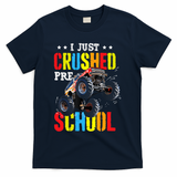 I Just Crushed Preschool Monster Truck Graduation PreK T-Shirt - Navy