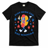 I'm Just Here For The Wieners 4th Of July Shirts T-Shirt - Black