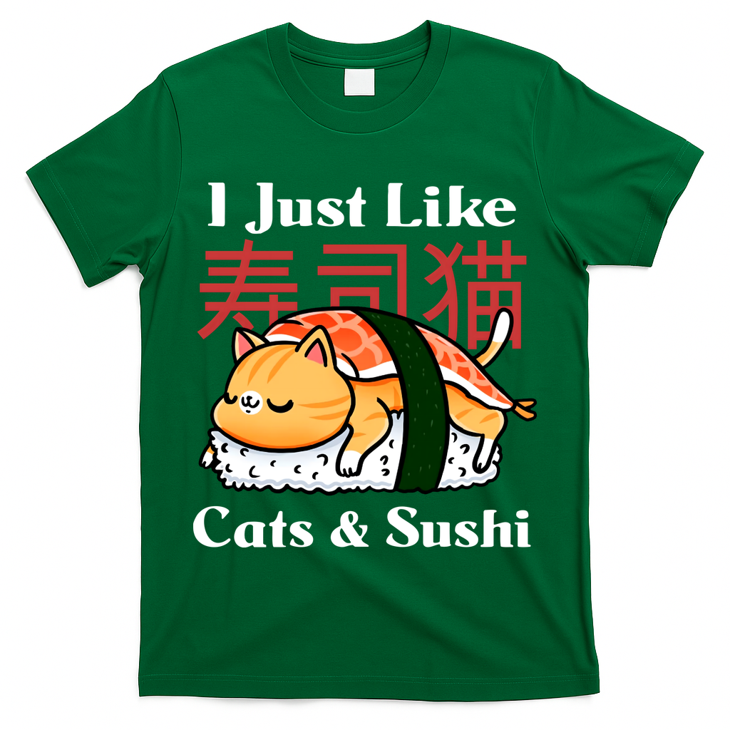 I Just Like Cats And Sushi T-Shirt