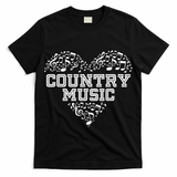 I Love Country Design Country Music Lover  T-Shirt